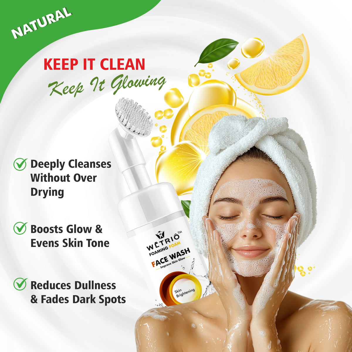 Foaming Foam Face Wash – Vitamin C & Niacinamide | 150 ml