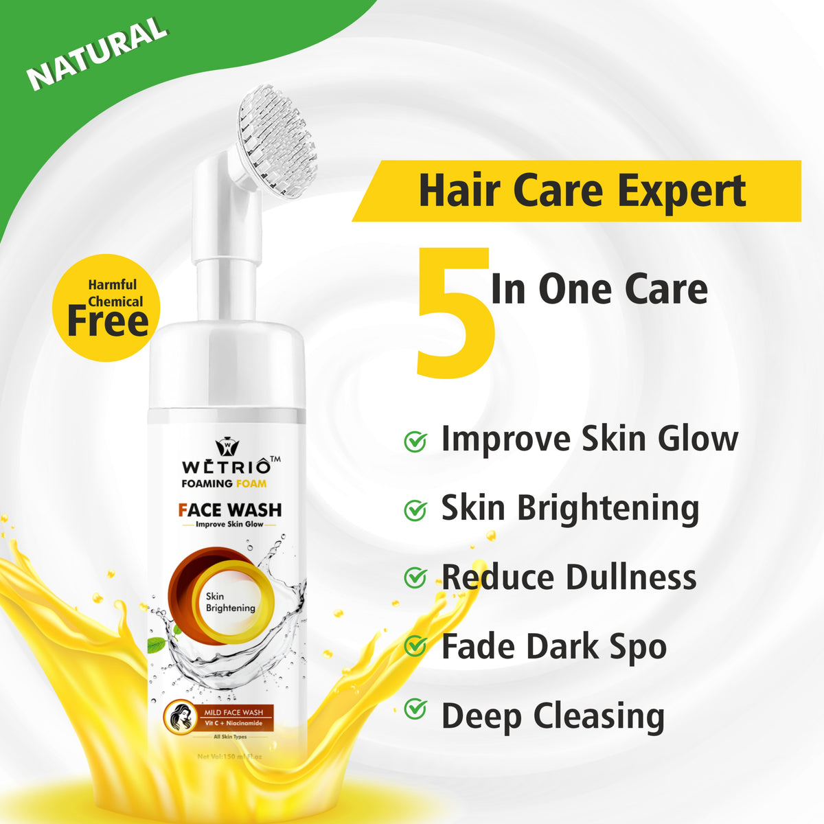 Foaming Foam Face Wash – Vitamin C & Niacinamide | 150 ml