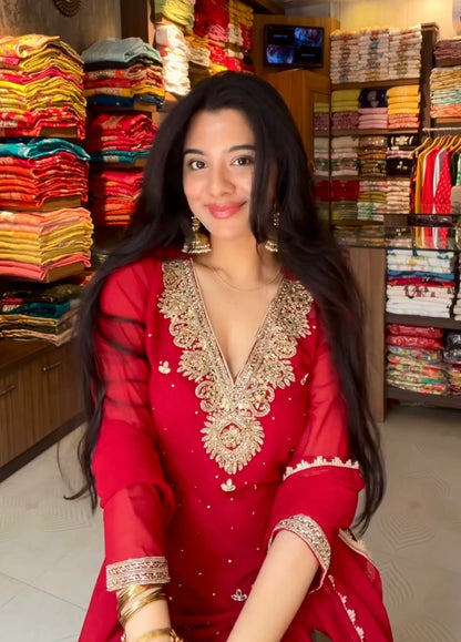 Bold in Red – Shine with Royal Elegance