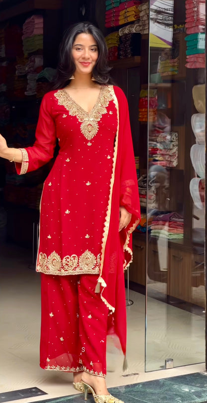 Bold in Red – Shine with Royal Elegance