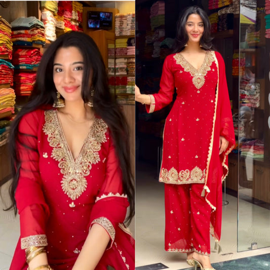 Bold in Red – Shine with Royal Elegance