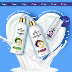 Hair & Skin Care Combo – Shampoo, Conditioner & Underarm Care