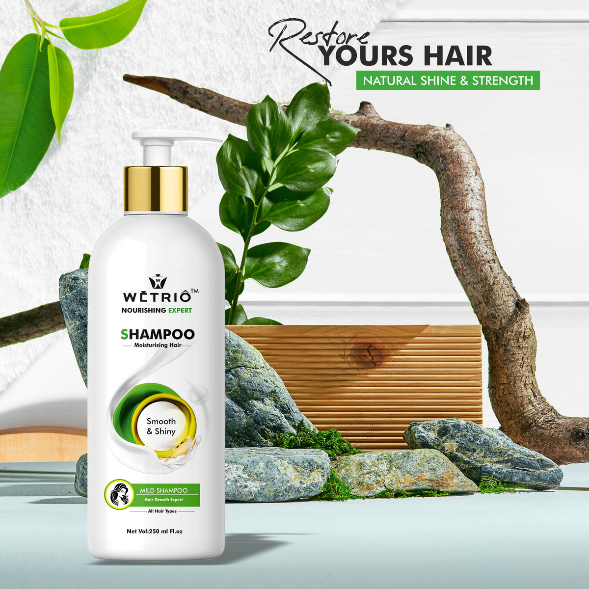 Nourishing Expert Shampoo – Caffeine & Amino Formula | Moisturising Hair Shampoo