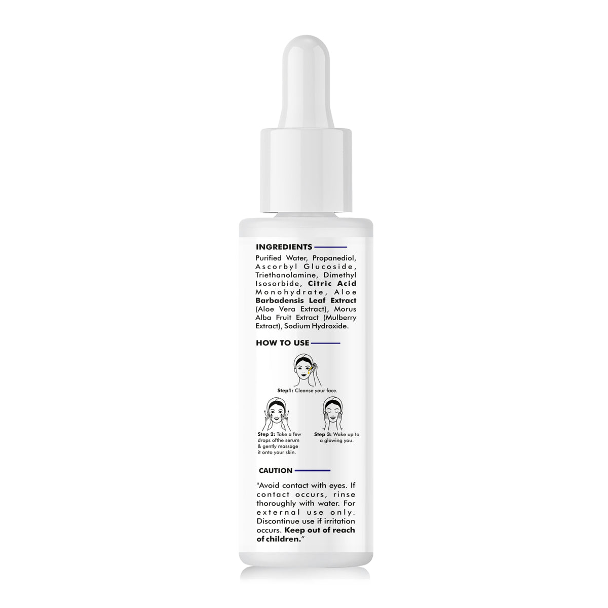 Foaming Face Serum – Gold | Brightening Face Serum with Vitamin C & Niacinamide